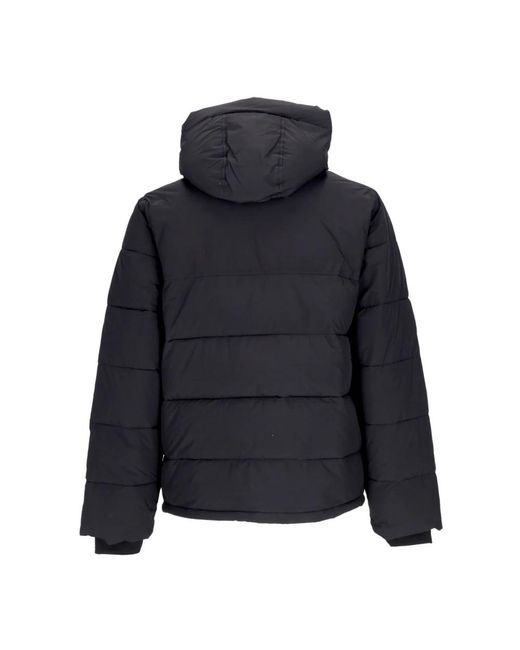 Element Jassen ,Zwart ,Polyester Waterafstotende Donsjas Met Verstelbare Capuchon in het Blue voor heren