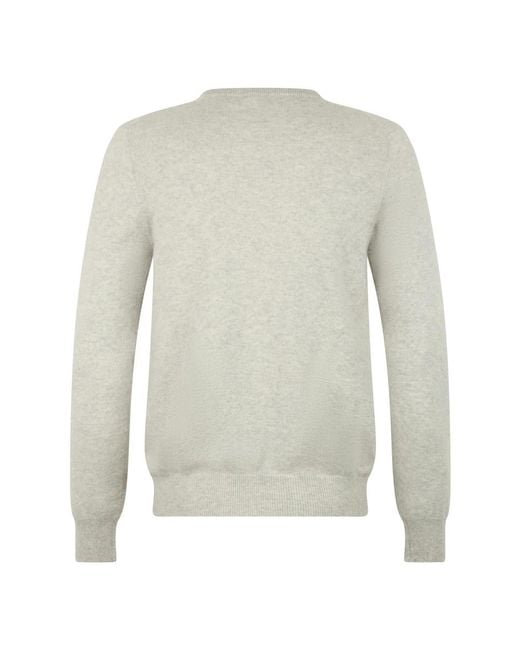 Moorer Gray V-Neck Knitwear for men