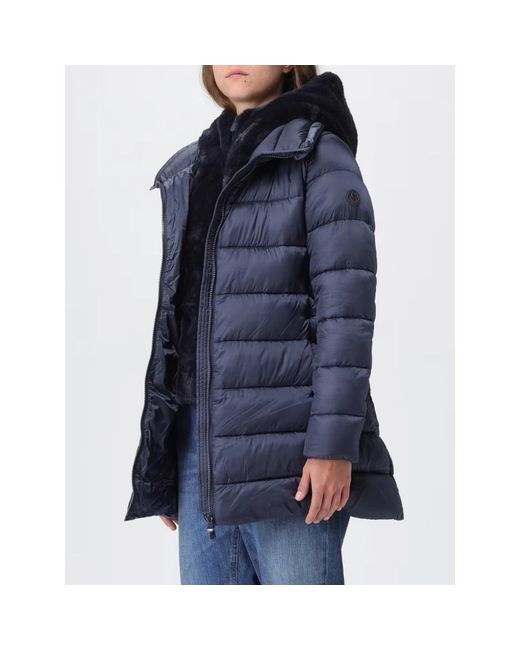 Save The Duck Matilda Coat in het Blue