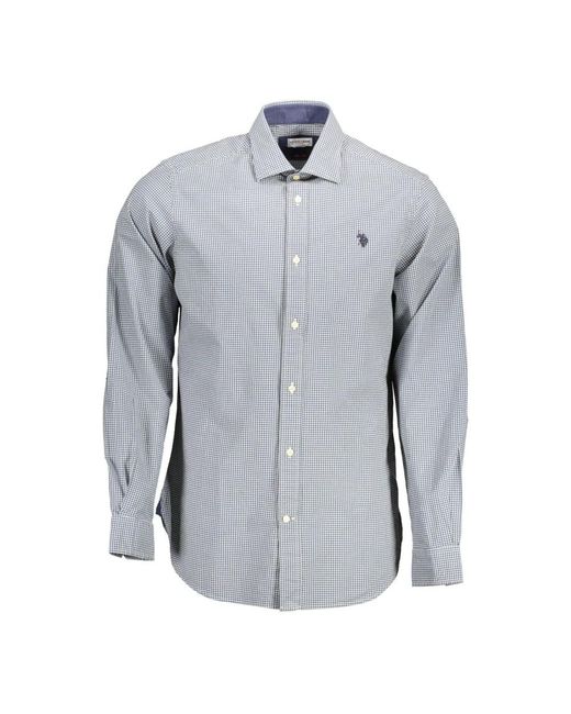 U.S. POLO ASSN. Blue Casual Shirts for men
