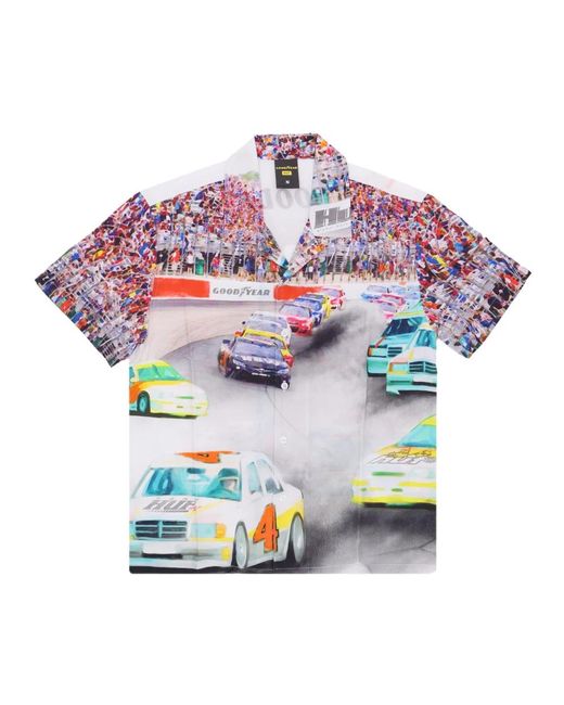 Huf Purple Short Sleeve Shirts for men