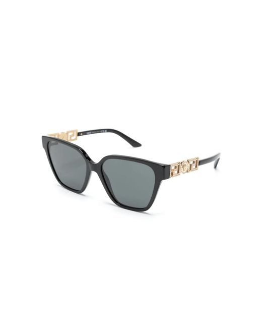 Versace Gray Sunglasses,braun/havanna sonnenbrille, must-have stil,schwarze sonnenbrille mit original-etui