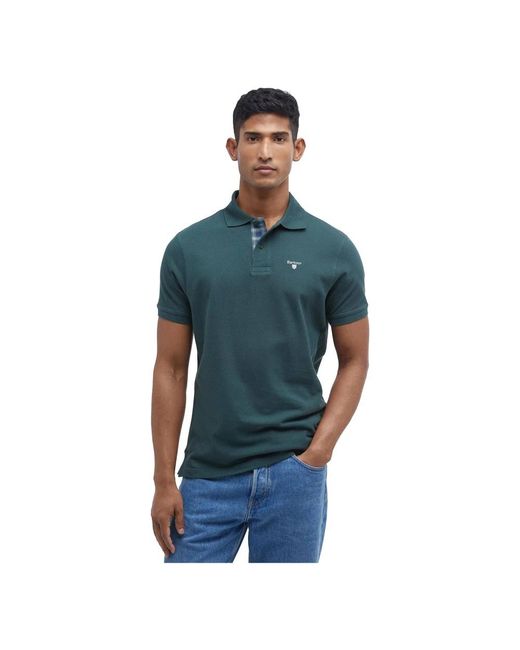 Barbour Green Polo Shirts for men