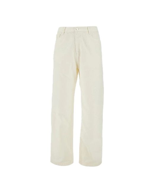 Arte' Natural Straight Trousers for men