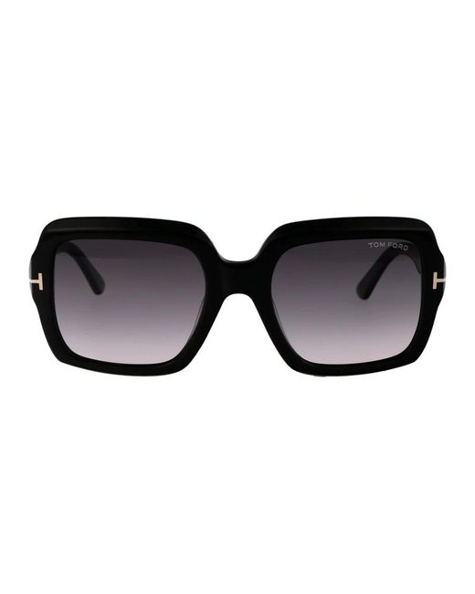 Tom Ford Black Stylische kaya sonnenbrille für den sommer