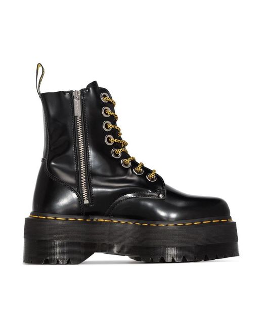 Dr. Martens Klassieke Leren Enkellaarzen in het Black