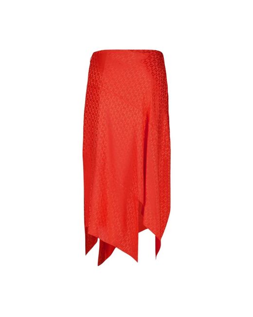 Fendi Red Midi Skirts