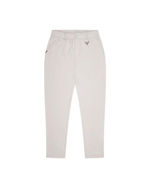 Slim-Fit Trousers Quotrell de hombre de color White