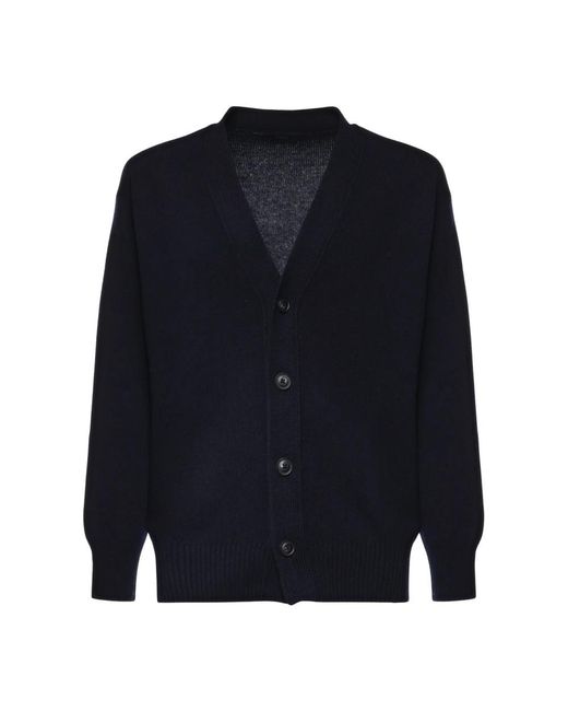 Fay V-Hals Knopenvest in het Blue voor heren