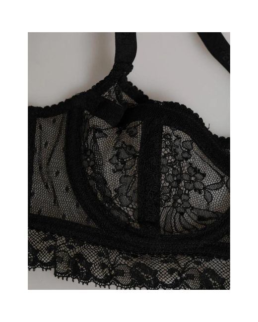Dolce & Gabbana Black Bras