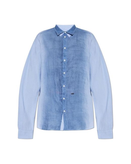 DSquared² Leinenhemd in Blue für Herren
