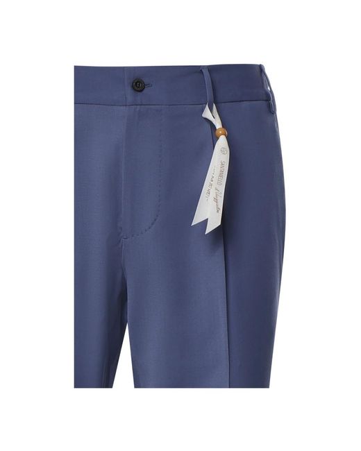 Santaniello Blue Chinos for men