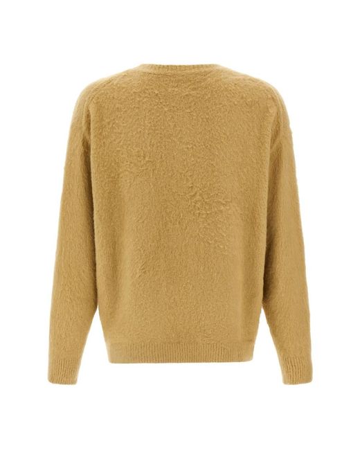 Roberto Collina Natural Round-Neck Knitwear for men