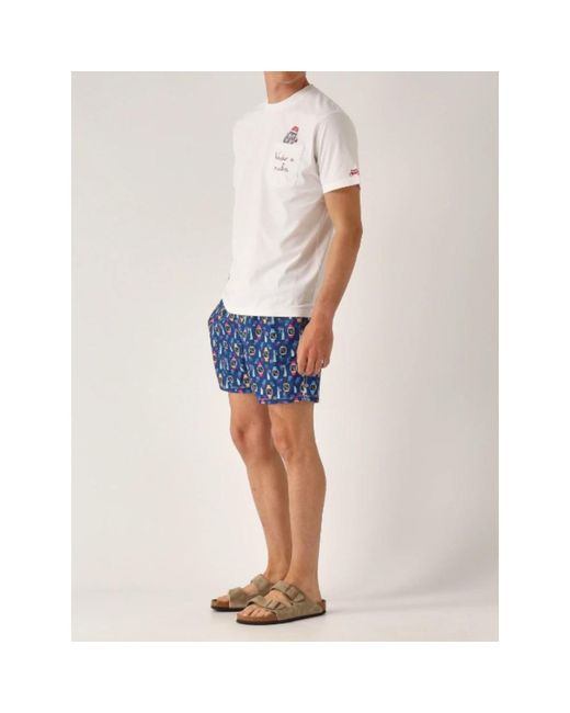 Mc2 Saint Barth White T-Shirts for men