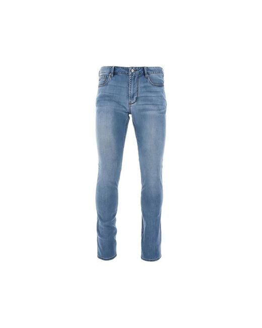 Emporio Armani Blue Slim Fit Jeans for men