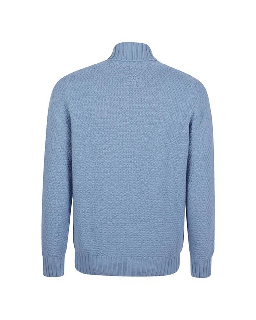 Drumohr Turtlenecks in het Blue voor heren