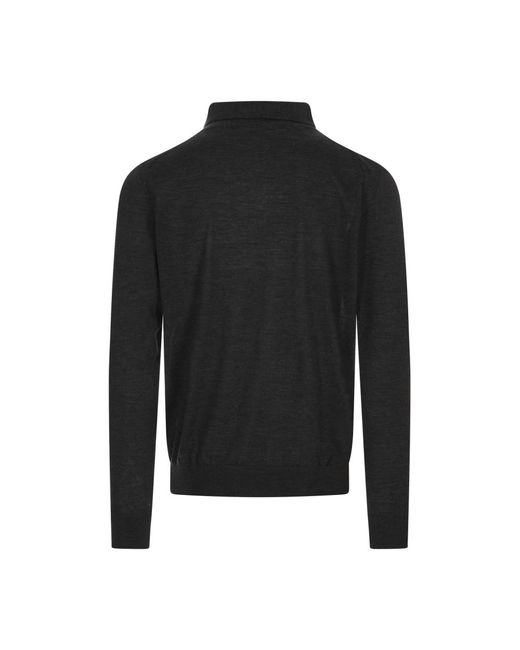 Kiton Graue Wolle Standard Herrenbekleidung in Black für Herren
