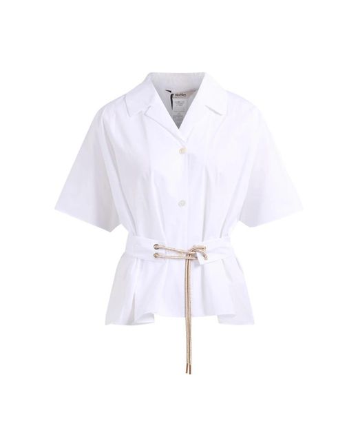 Shirts Max Mara de color White