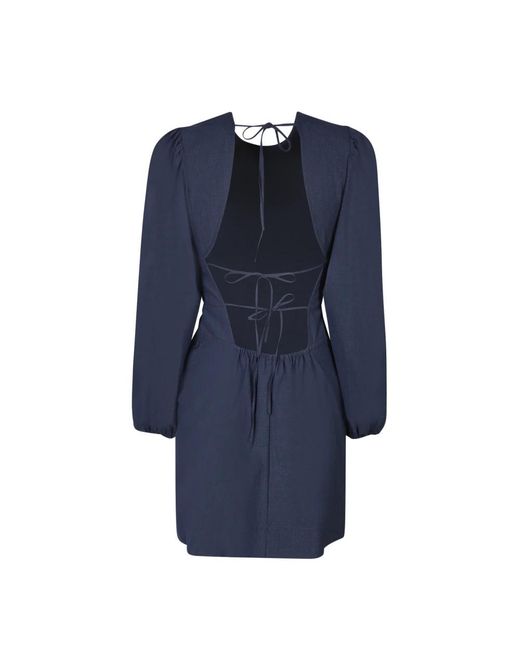 Ganni Blue Short Dresses