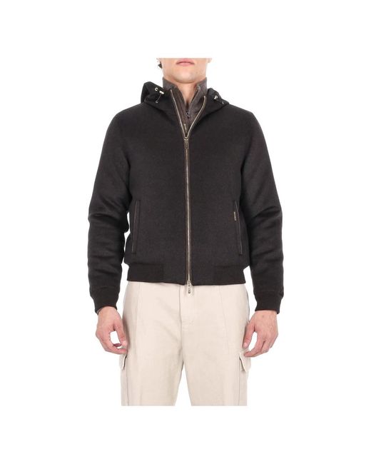 Moorer Brigno Bomber in Black für Herren