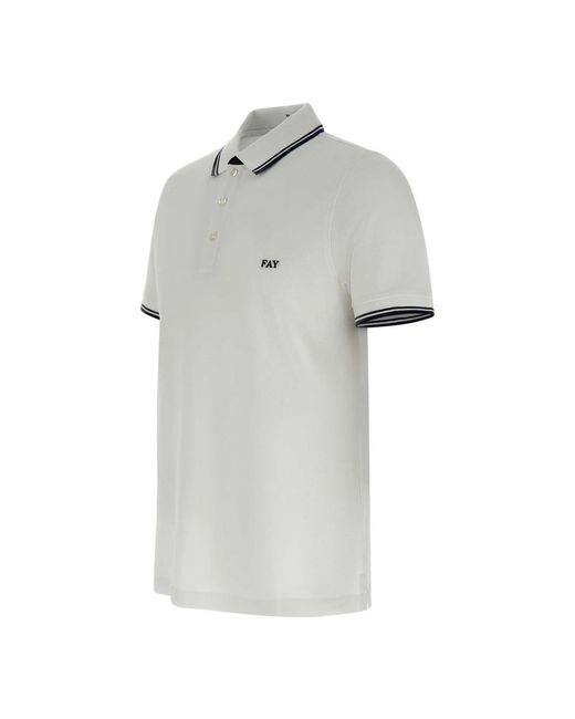 Fay Gray Polo Shirts for men