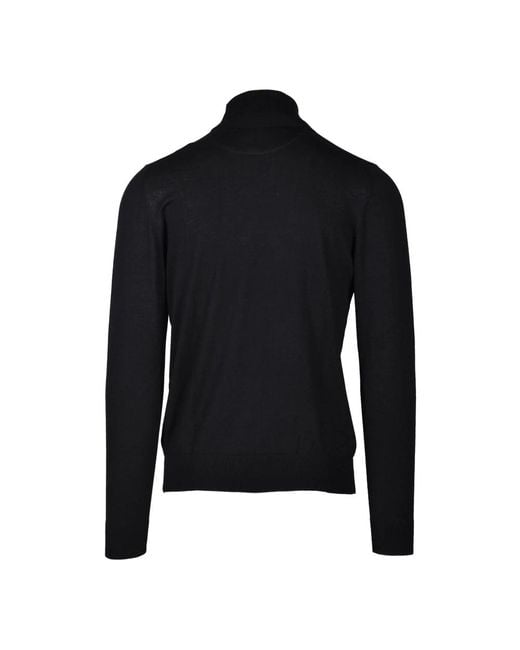Wild Cashmere Black Turtlenecks for men