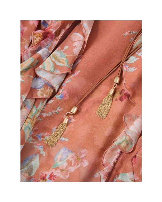 Zimmermann Red Maxi Skirts