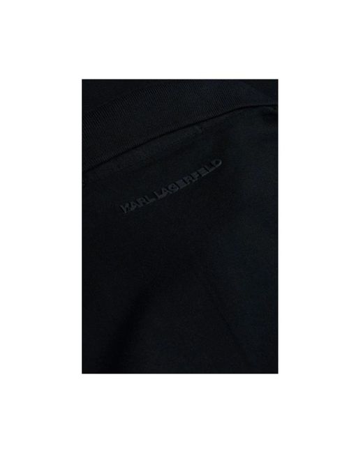 Karl Lagerfeld Black Polo Shirts for men