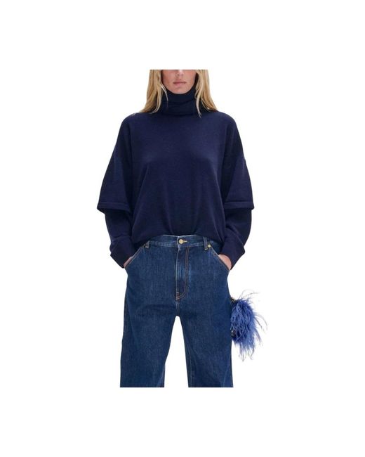 DARKPARK Blue Round-Neck Knitwear