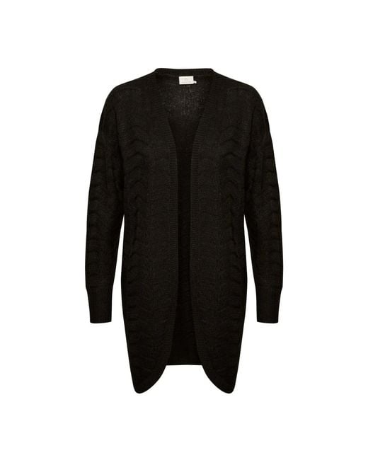Kaffe Kaemria Knit Cardigan in het Black