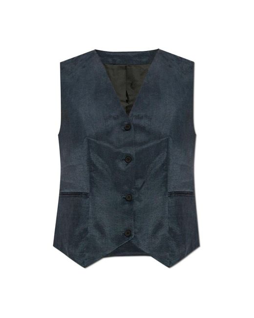 AllSaints Blue Vests