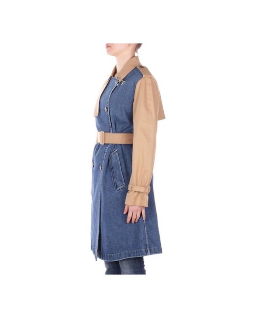 Fay Blue Trench Coats