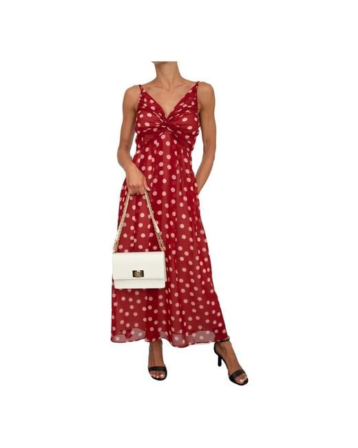 iBlues Red Maxi Dresses