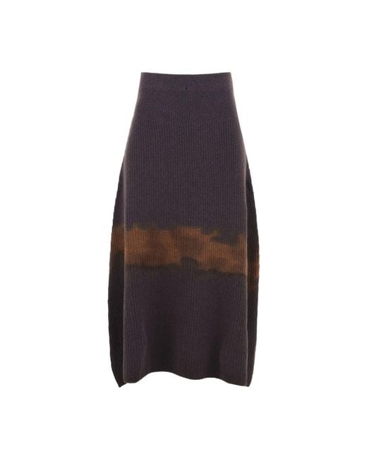 Akep Blue Midi Skirts
