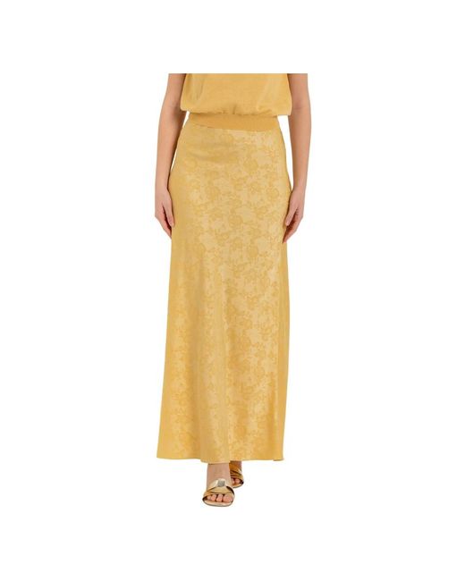 Kocca Yellow Maxi Skirts