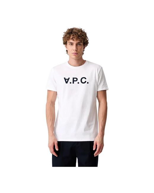A.P.C. T-Hemden in het White voor heren