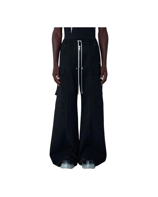Rick Owens Wide Trousers in het Blue voor heren