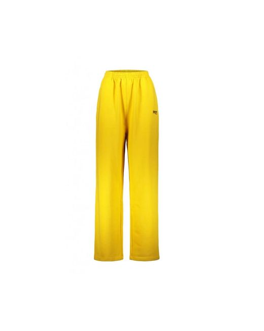 Balenciaga Yellow Straight Trousers