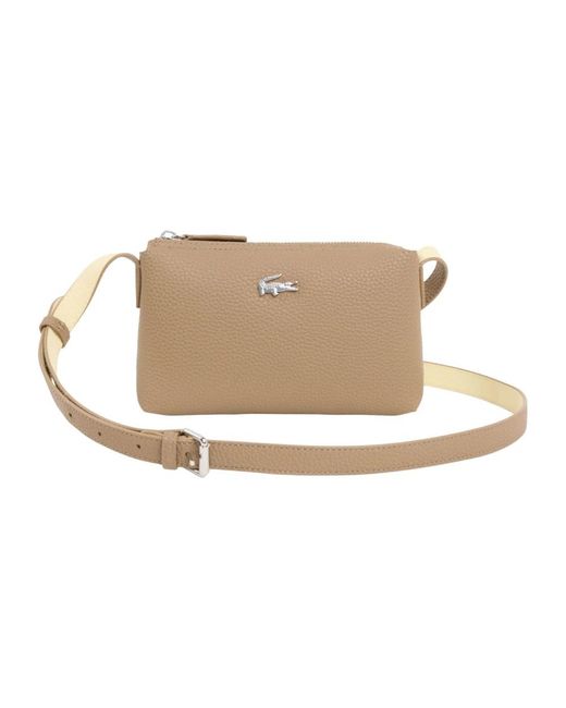 Lacoste Natural Cross Body Bags