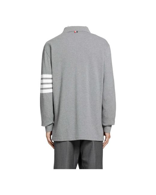 Thom Browne Gray Polo Shirts for men