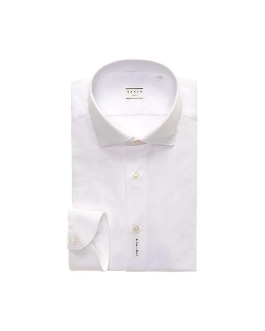 Xacus White Formal Shirts for men