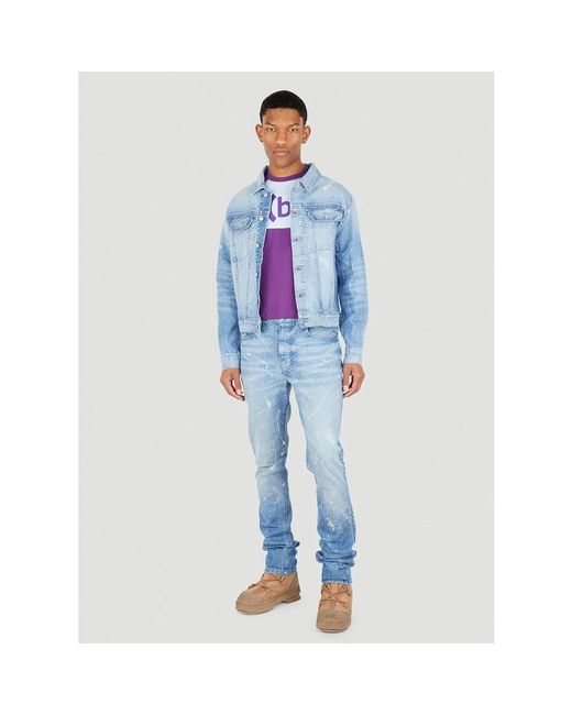 Bstroy Purple T-Shirts for men