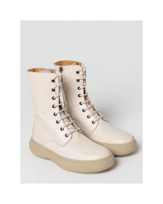 Lace-Up Boots Tod's en coloris Natural