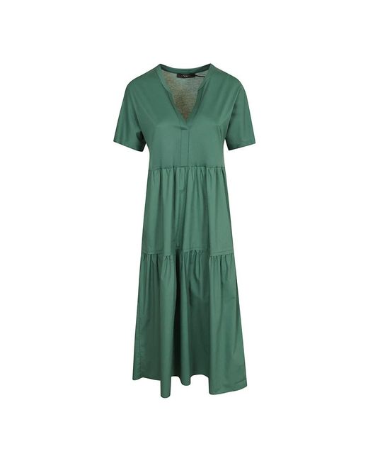 Weekend by Maxmara Green Midi Dresses