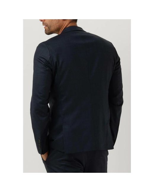 SELECTED Slim-fit flex blazer in dunkelblau in Black für Herren