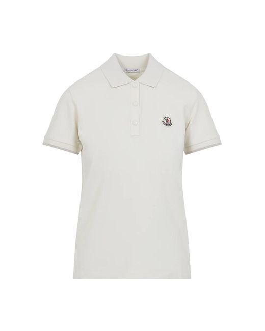Moncler Ss Polo in het White