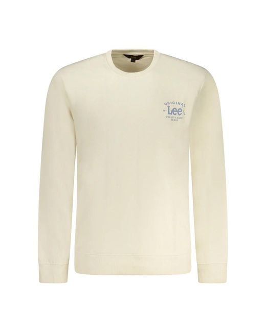 Lee Jeans White Sweatshirts for men
