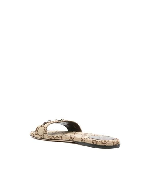 Gucci Natural Sliders