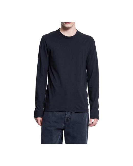 James Perse Blue Long Sleeve T-Shirts for men