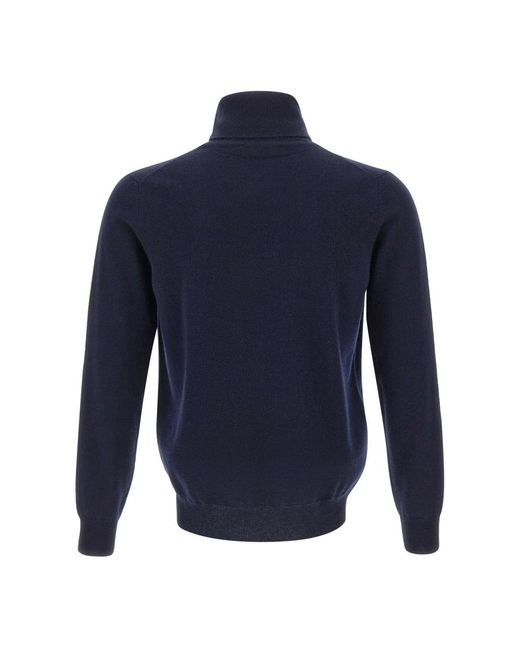 Kangra Blue Turtlenecks for men